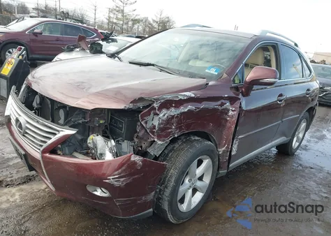 2014 Lexus Rx 350 z USA, uszkodzony, nr VIN 2T2BK1BAXEC244357